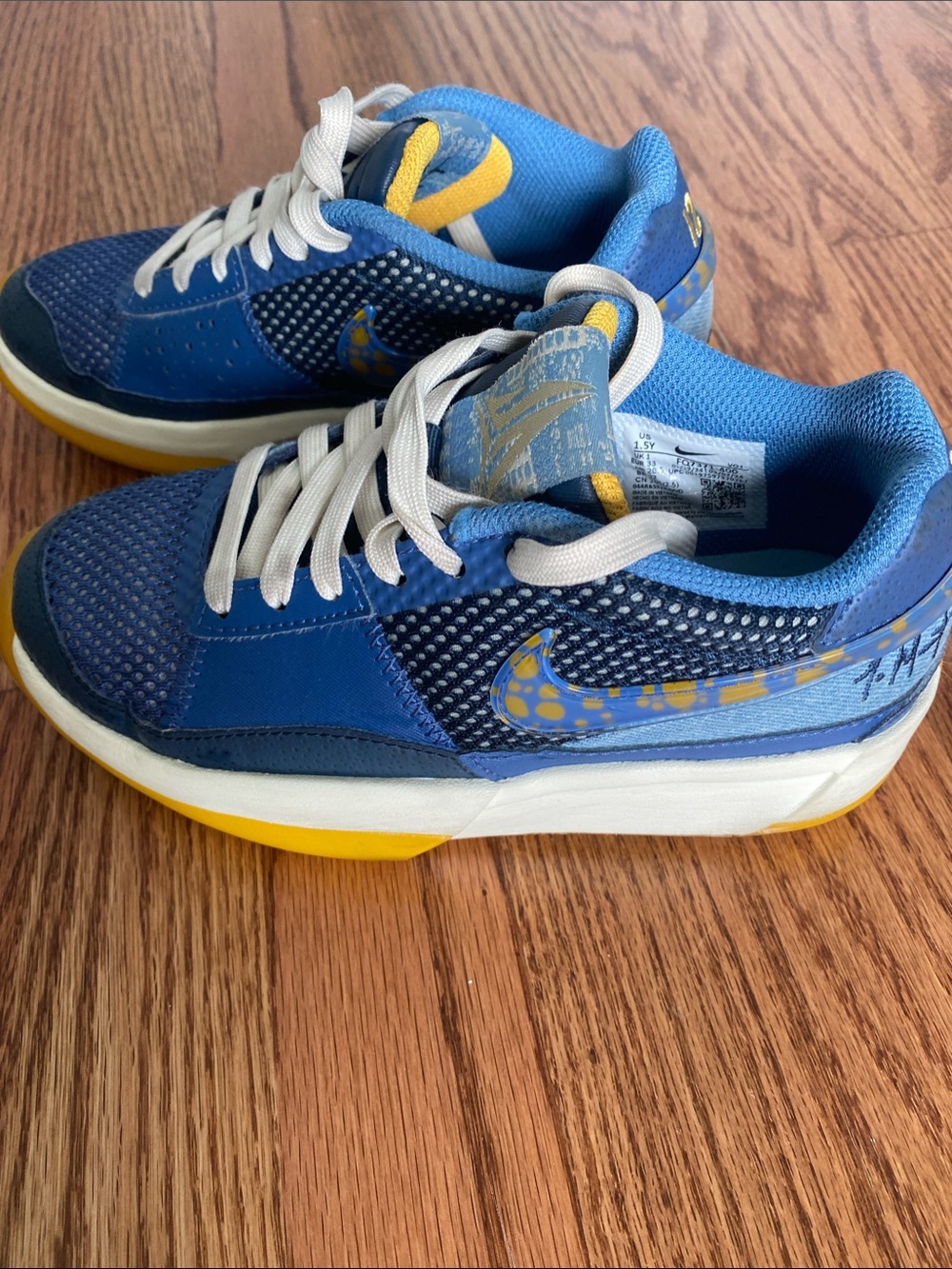 Nike Ja 1 Gs Basketball Sneakers Low-Top Kids 1.5Y